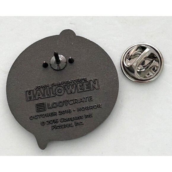 John Carpenters Halloween Lootcrate Horror Enamel Lapel Pin 2016 - Picture 3 of 3